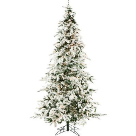 ALMO FULFILLMENT SERVICES LLC Christmas Time Artificial Christmas Tree - 7.5 Ft. White Pine - Clear LED Lights CT-WP075-LED